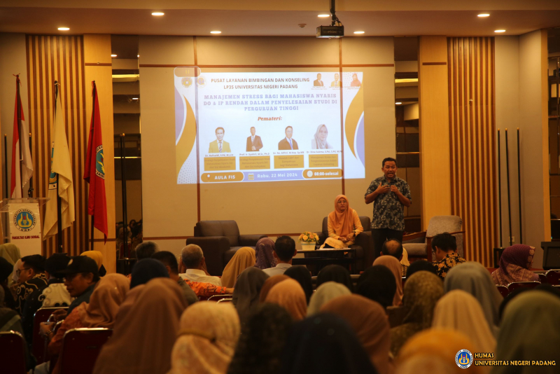 Komitmen Dukung Mahasiswa : UNP Gelar Acara Manajemen Stress Bagi Mahasiswa Nyaris DO dan IP Rendah