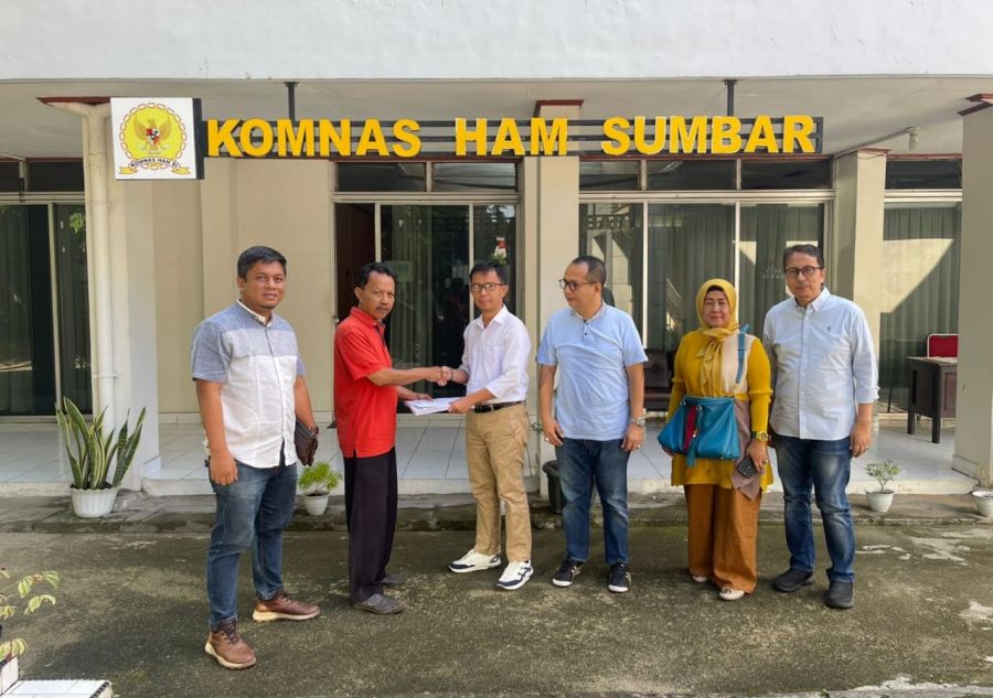 Komunitas Pedagang Pasar Raya Padang, Melapor ke Komnas Ham Terkait SK Wali Kota No. 438 Tahun 2018