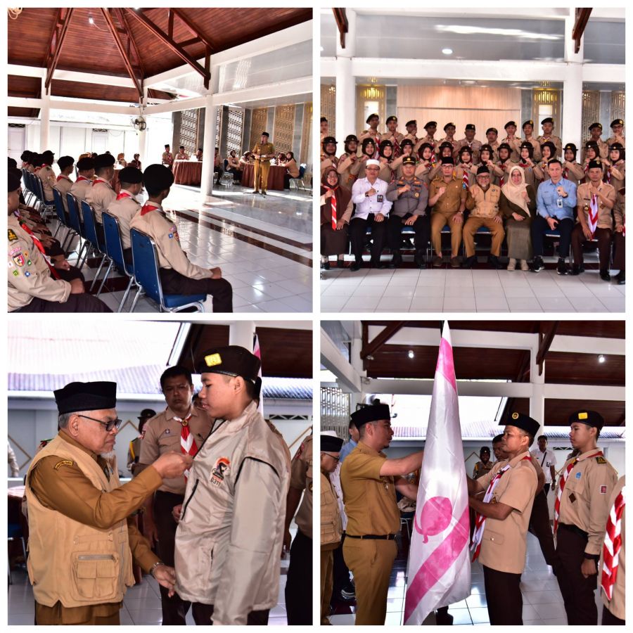 Kontingen Sawahlunto Untuk Raimuna Nasional ke-XII di Bumi Perkemahan Cibubur Resmi Dilepas
