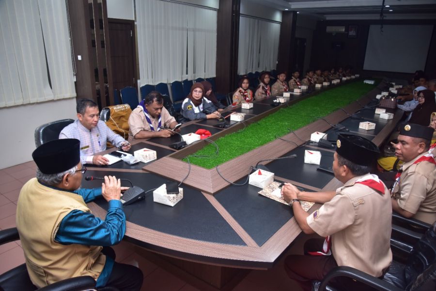 Kontingen Sawahlunto untuk Jamnas XI Dikembalikan pada Gudep dan Sekolah