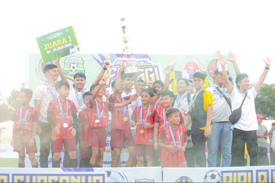 Kota Padang Juara Festival FORSGI Piala Gubernur Sumbar 2023