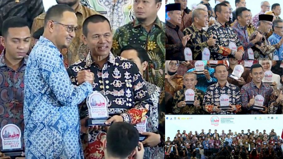 Kota Pariaman Raih Penghargaan Gerakan Smart City 2022