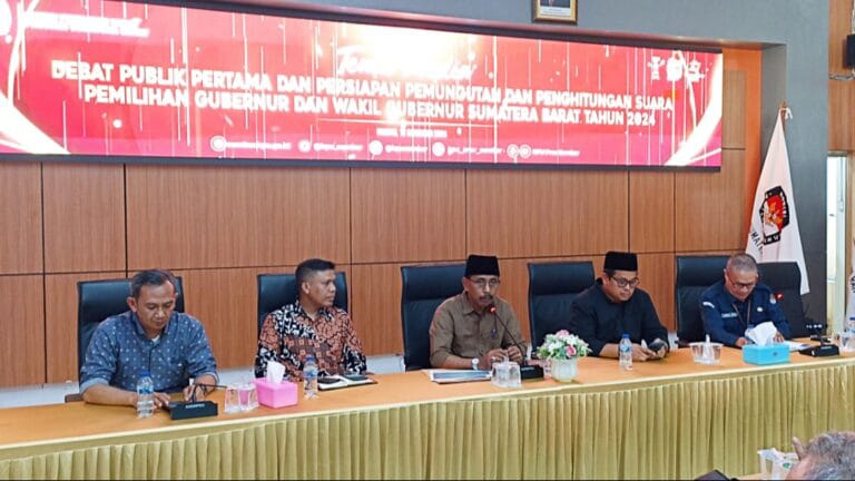 KPU Sumbar Siapkan Debat Publik Perdana Pilgub, Siaran Langsung di TVRI