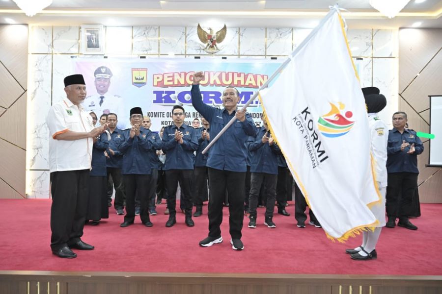 Kukuhkan Kepengurusan KORMI Kota Pariaman, Mahyeldi Ingin Kualitas Kesehatan dan Kebugaran Meningkat