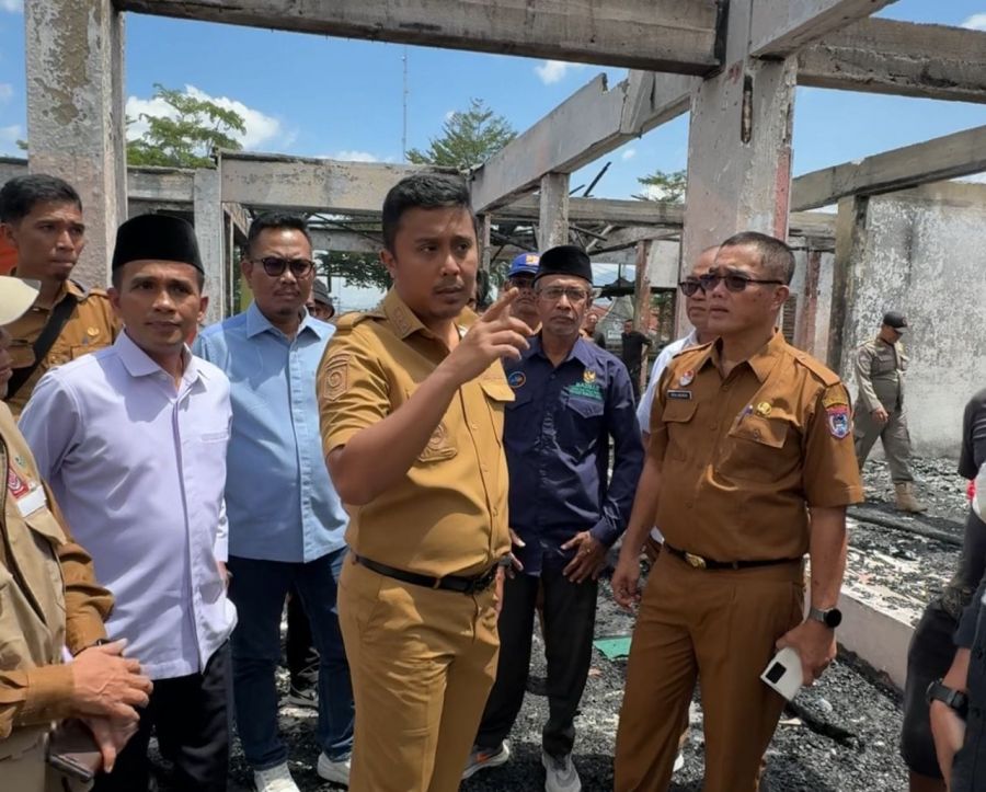Kunjungi Pasar Payakumbuh, Wagub vasco Harap Pedagang yang Terdampak Agar Segera di Relokasi
