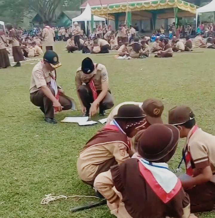 Kwarran04 Silungkang Ikut Laksanakan Pesta Siaga se Kwartir Cabang Kota Sawahlunto 
