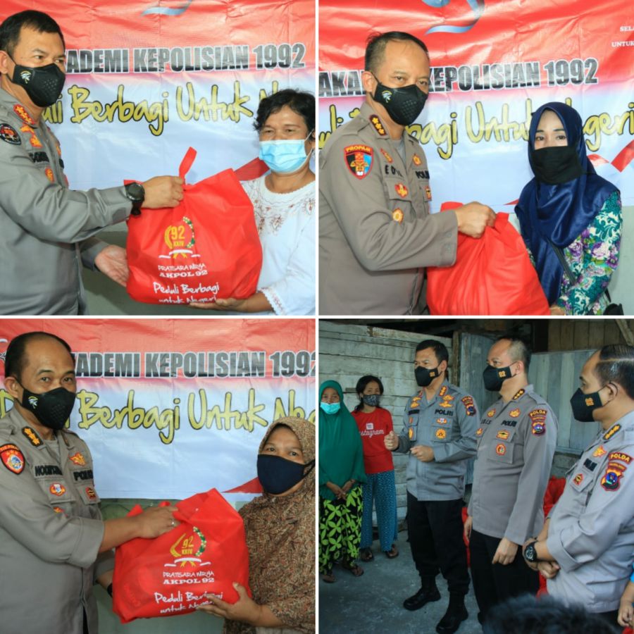 Lagi, Alumni Akpol 92 Serahkan Bansos untuk Masyarakat