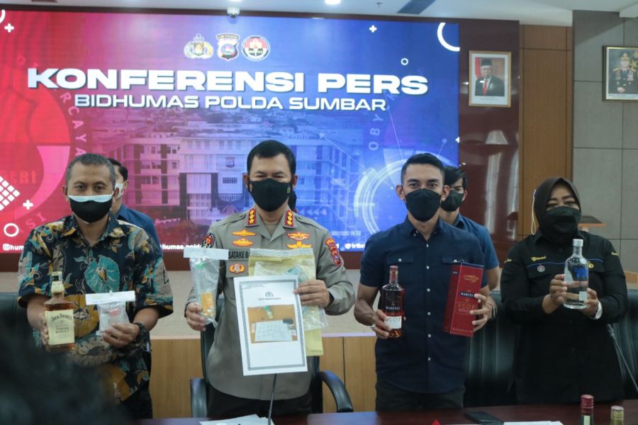 Lagi, Polda Sumbar kembali Berhasil Ungkap Penjual Minuman Beralkohol Tanpa Izin