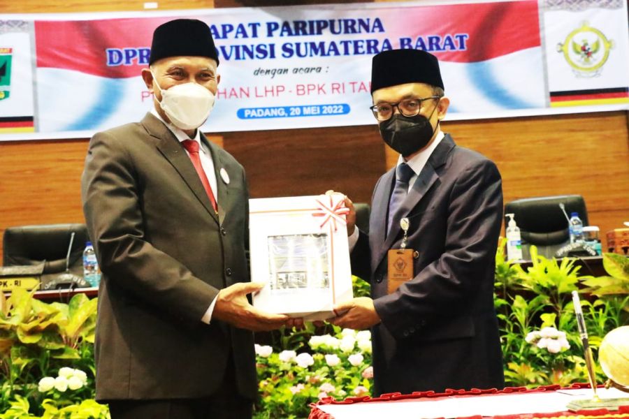 Lagi, Sumbar Raih Opini WTP Sepuluh kali Berturut-turut