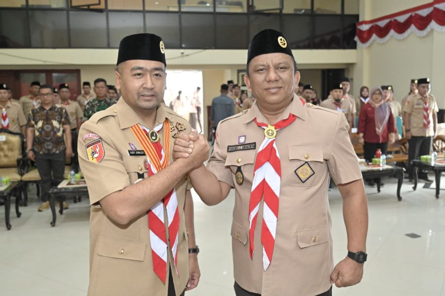 Lantik Pengurus Pramuka Mentawai 2023-2028, Plt Audy Tekankan Kesiapan dalam Hadapi Tantangan Zaman