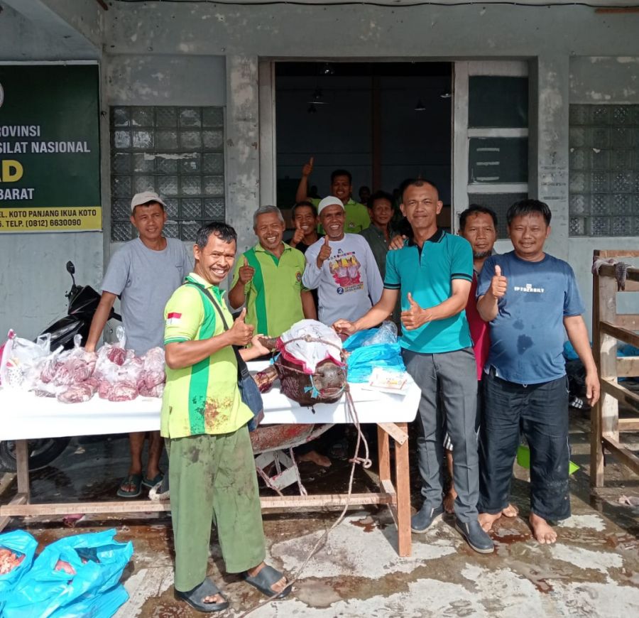 LDII PAC Koto Panjang Ikua Koto Kec. Koto Tangah Gelar Idul Adha dan Bagikan 300 Paket Daging Kurban