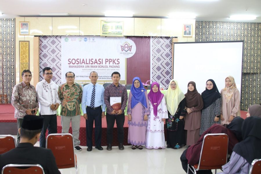 LP2M UIN IB Padang Gelar Sosialisasi dan Launching Satgas Pencegahan dan Penangana Kekerasan Seksual
