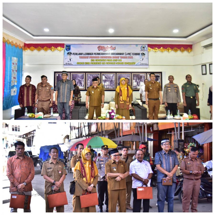 LPM Desa Silungkang Tigo Sawahlunto Dinilai oleh Tim Penilai LPM Terbaik Tingkat Sumbar