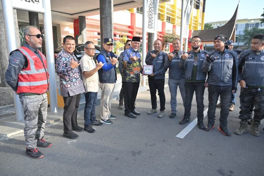 Mahyeldi Apresiasi Inisiasi Konsep Touring MBI Medan yang Padukan Promosi Wisata dan Aksi Sosial