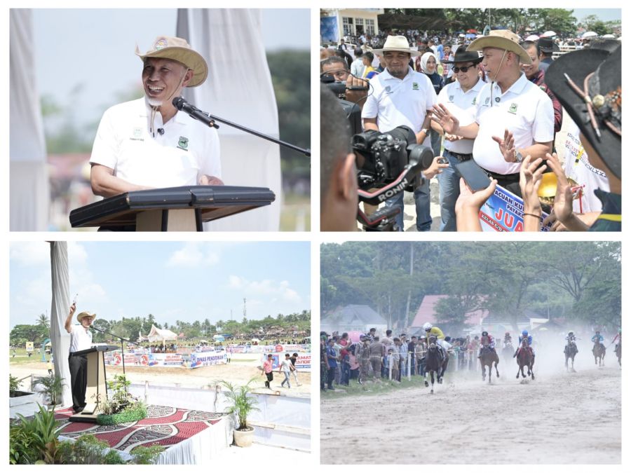 Mahyeldi Apresiasi Iven Pacu Kuda Payakumbuh Lebaran Cup 2024 yang Digelar Gratis Saat Idul Fitri