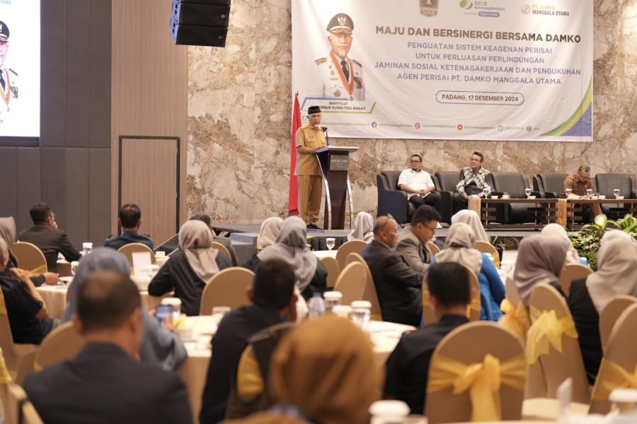 Mahyeldi Apresiasi Peran Agen Perisai di Sumbar Dalam Upaya Jangkau Pekerja Sektor Informal