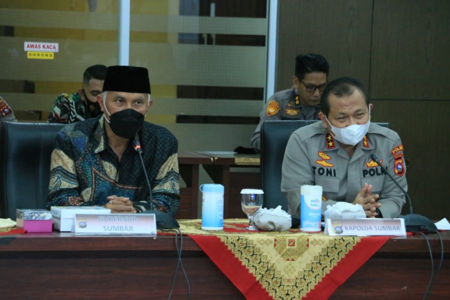Mahyeldi Apresiasi Polda Sumbar Adakan Diskusi Bersama Ulama dan Organisasi Keagamaan Bahas Covid-19