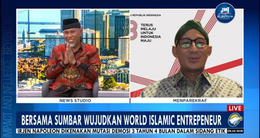 Mahyeldi Bersama Menteri Parekraf RI, Yakin WIES 2023 Positif Bagi Ekonomi dan Pariwisata Sumbar