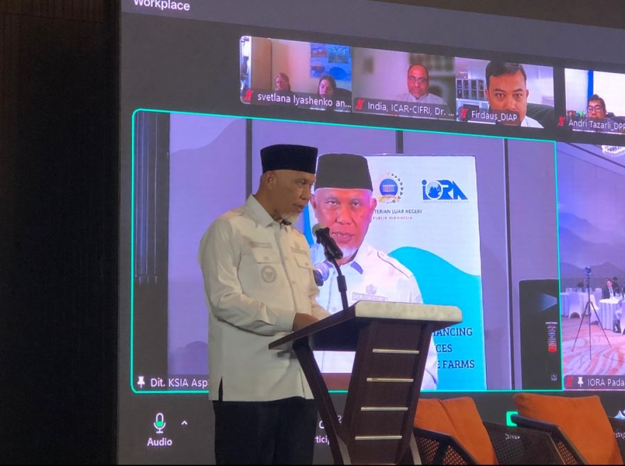 Mahyeldi Buka Workshop IORA, Tegaskan Komitmen Sumbar Perkuat Biosecurity Perikanan