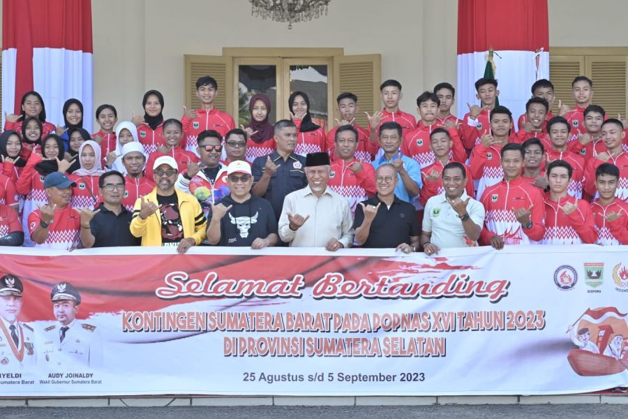 Mahyeldi Ingatkan Kontingen Popnas Sumbar Agar Kerahkan Kemampuan Terbaik untuk Harumkan Nama Daerah