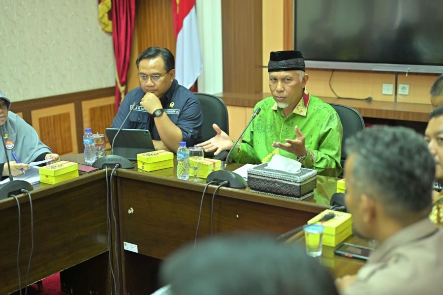 Mahyeldi & Ombudsman RI Diskusikan Masalah Pelayanan Publik Perkelapasawitan antara PT LIN & KPP MAK