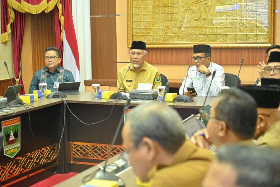 Mahyeldi Paparkan Progres pengembangan Ekonomi dan Keuangan Syariah di Sumbar Dalam Rapat KNEKS