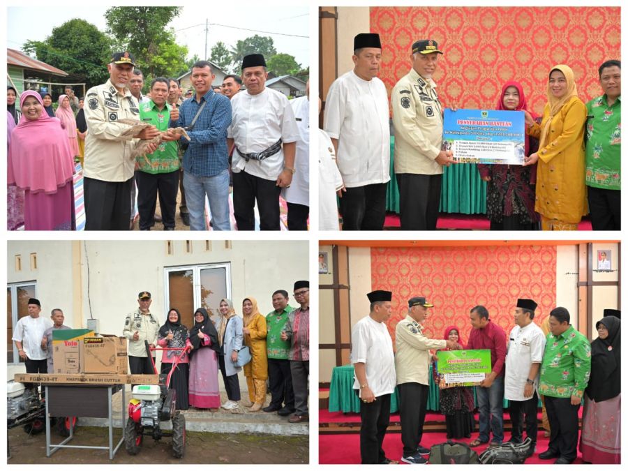 Mahyeldi Salurkan Bantuan Ribuan Ekor Ternak & Alat Pertanian untuk Masyarakat Payakumbuh & 50 kota