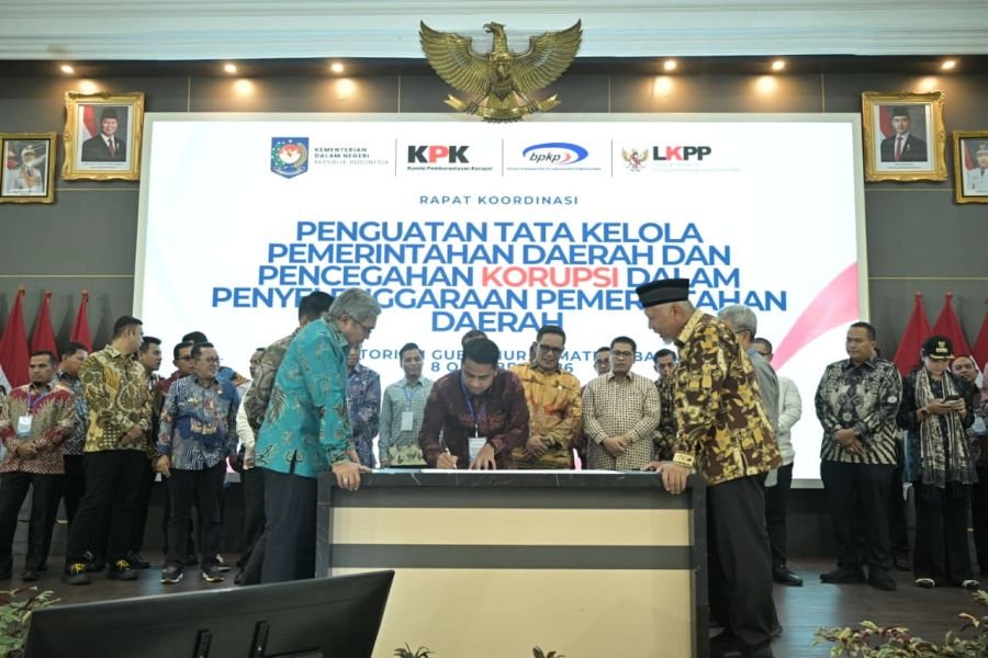 Mahyeldi Tegaskan Komitmen Sumbar Perkuat Tata Kelola Pemerintahan dan Pencegahan Korupsi