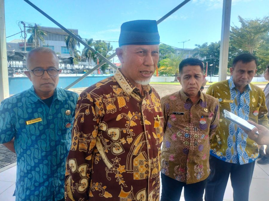 Mahyeldi Tinjau Kesiapan Peresmian Masjid Raya Syekh Ahmad Khatib Al Minangkabawi Sumatera Barat