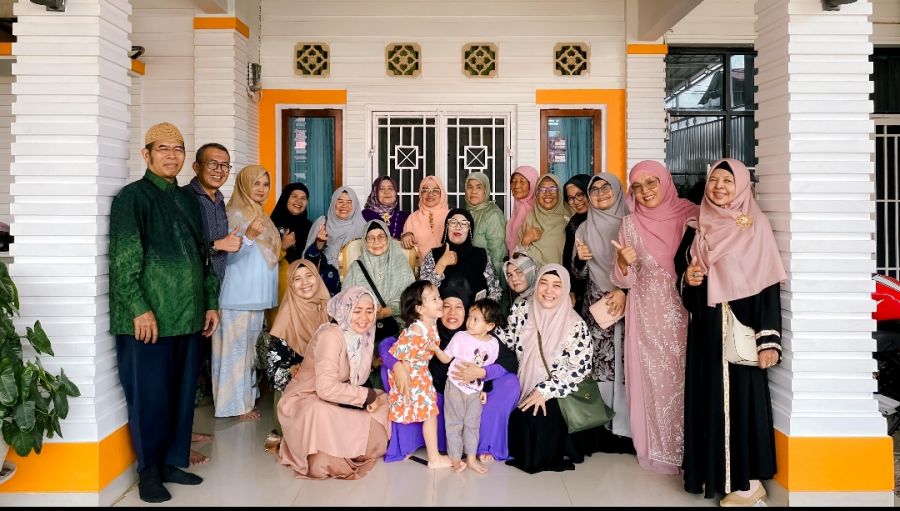 Majelis Taklim Masjid Baitul Munir & Ketua LDII Sumbar Gelar Kunjungan Silaturahmi & Halal Bihalal