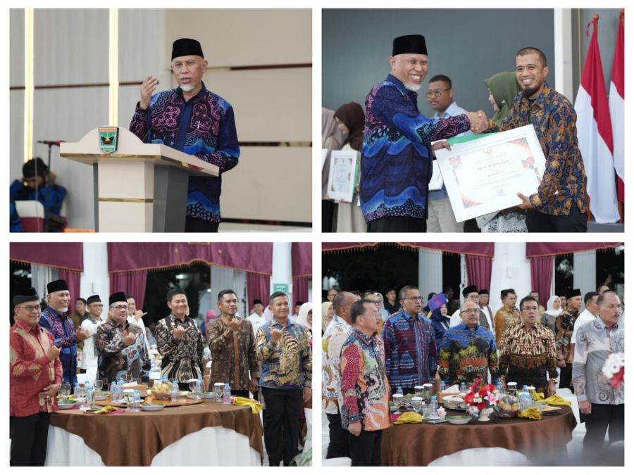 Malam Resepsi Hari Jadi Sumatera Barat ke-80, Gubernur Ajak Semua Pihak Bersatu Membangun Daerah