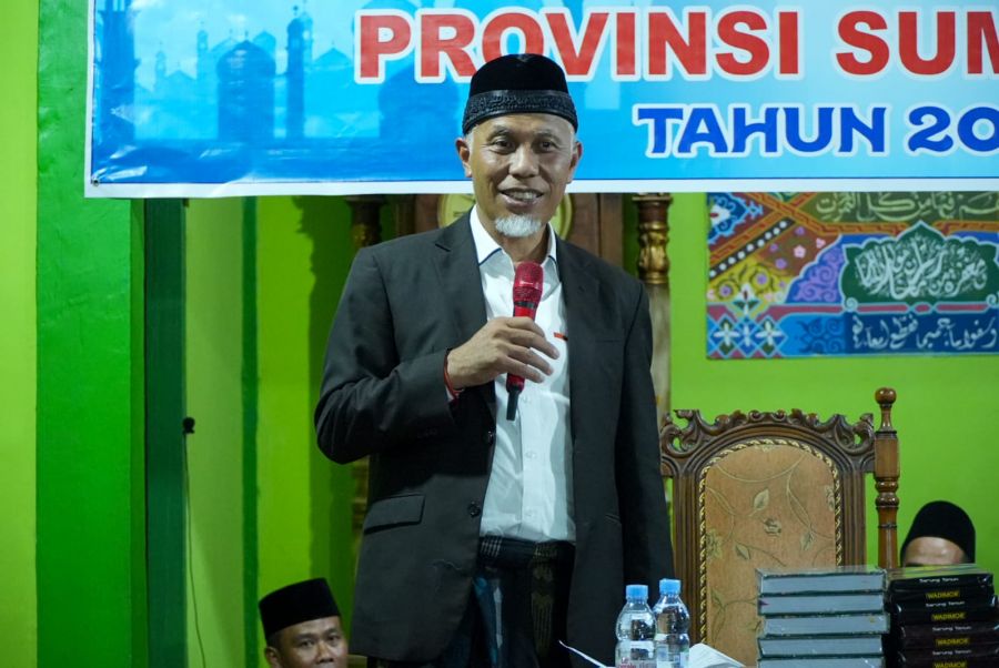 Masyarakat Nagari Tiumang Antusias Sambut Kunjungan Safari Ramadan Gubernur Mahyeldi 