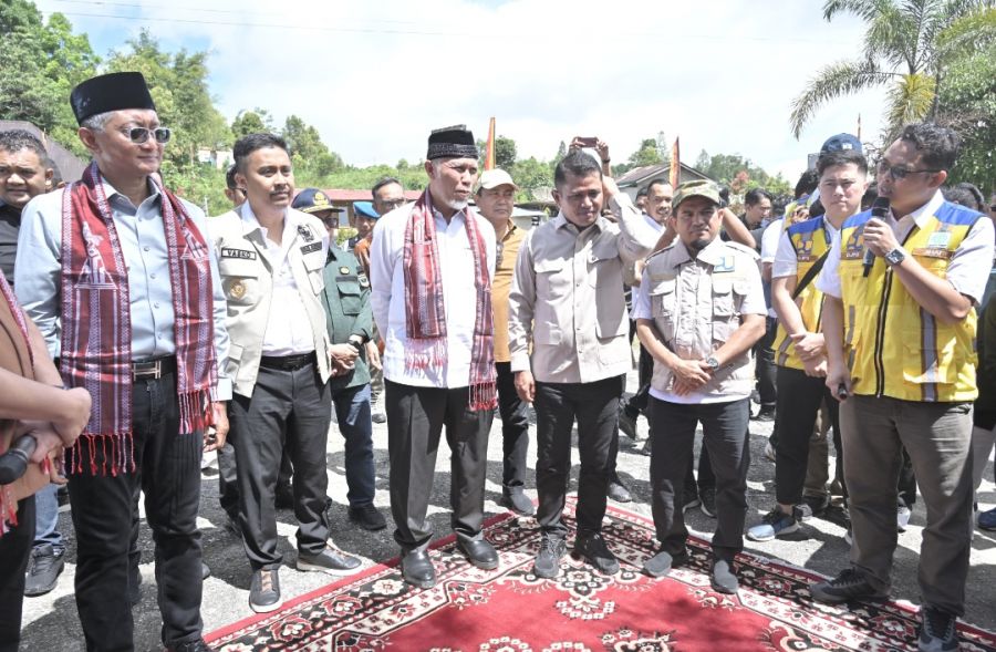 Menteri PU Tinjau Lokasi Sekolah Rakyat di Solok, Mahyeldi : Program Strategis Pemerataan Pendidikan