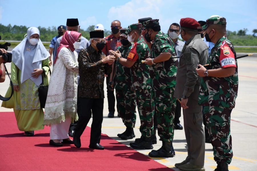 Meresmikan Gernas BBI di Bukittinggi, Wapres RI Bersama Rombongan Tiba di Ranah Minang