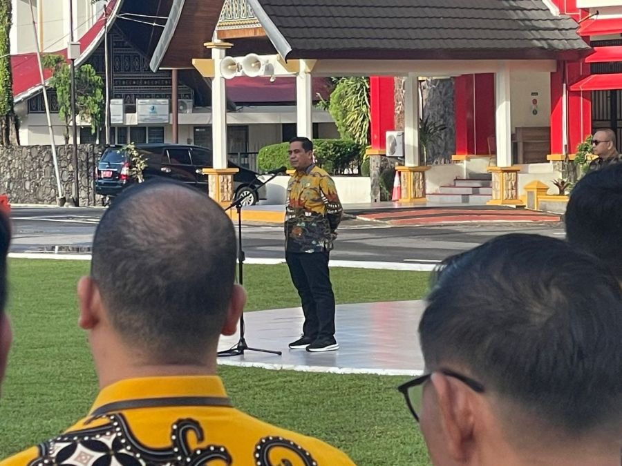 Mulai hari ini, Pemprov Sumbar Berlakukan Pemutaran Lagu Indonesia Raya Setiap Pukul 10.00 WIB