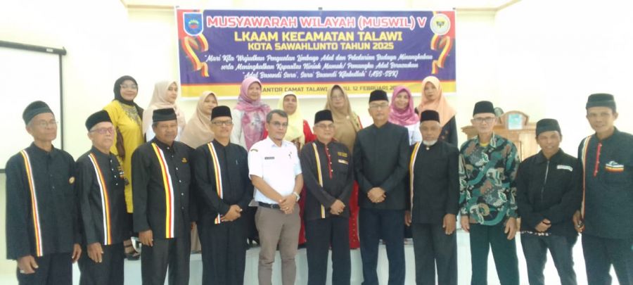 Muswil V, Dt. Abu Bakar Terpilih Aklamasi sebagai Ketua LKAAM Kecamatan Talawi Sawahlunto 2025-2030