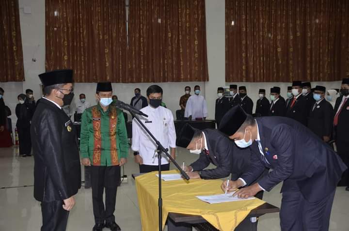 Nomenklatur Baru, Wako Hendri Septa Lantik 180 Pejabat Eselon II, III dan IV