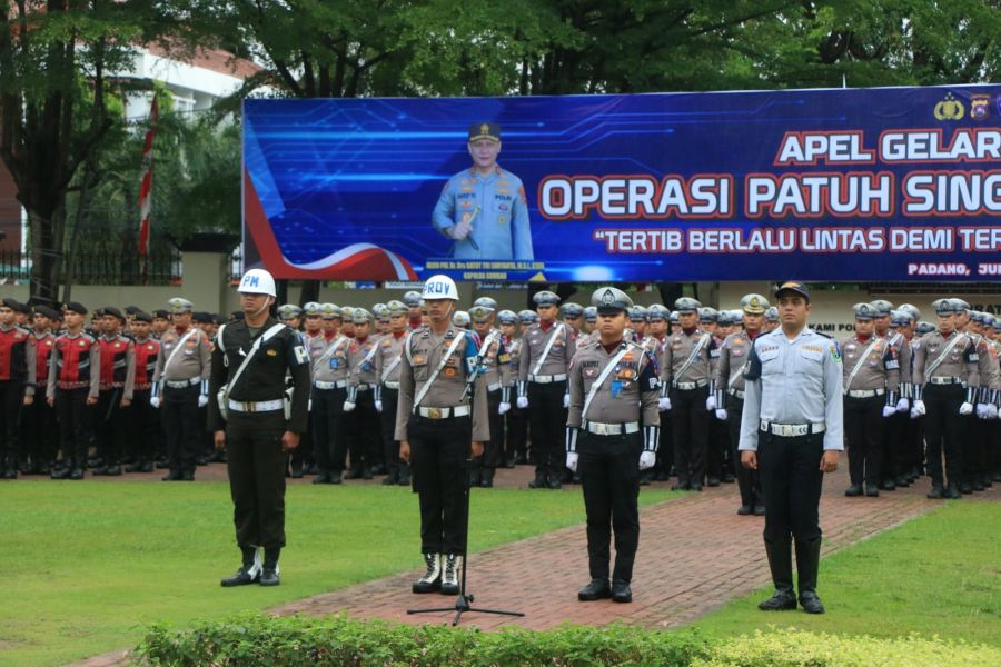 Operasi Patuh Singgalang 2025 Dimulai, Polda Sumbar Tegaskan Komitmen Keselamatan Berlalu Lintas