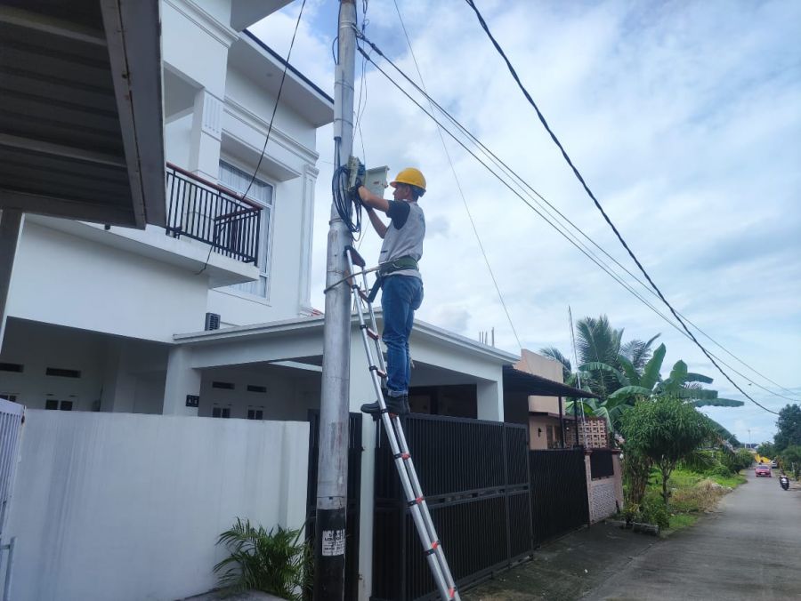 Optimalisasi Jaringan Fiber Optik, PLN Icon Plus Lakukan Pemeliharaan Rutin di Muara Labuh