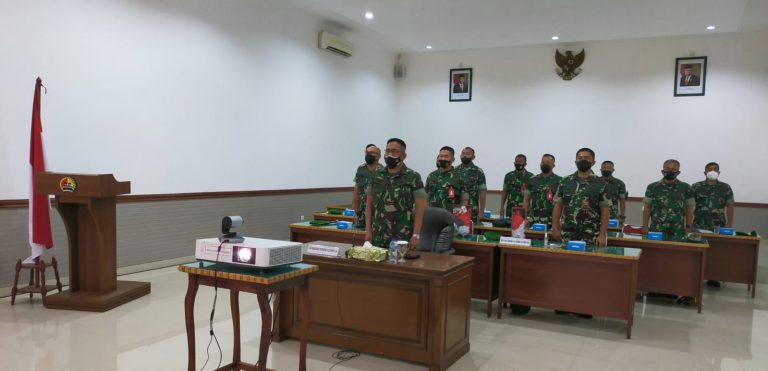 Pangdam I/BB Apresiasi Kontribusi Nyata Keluarga Besar Kodam I Dalam Penanganan Pandemi Covid-19