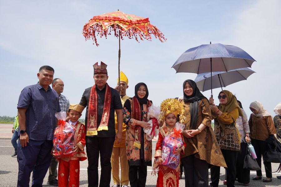 Pangdam I/BB Mayjen TNI Rio Firdianto Ke Korem 032/Wirabraja Tiba di Korem 032/Wirabraja