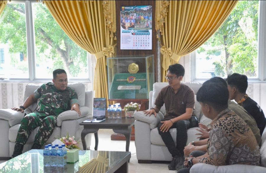 Pangdam I/Bukit Barisan Terima Audiensi BEM Nusantara, Perkuat Sinergi TNI & Mahasiswa Jaga NKRI