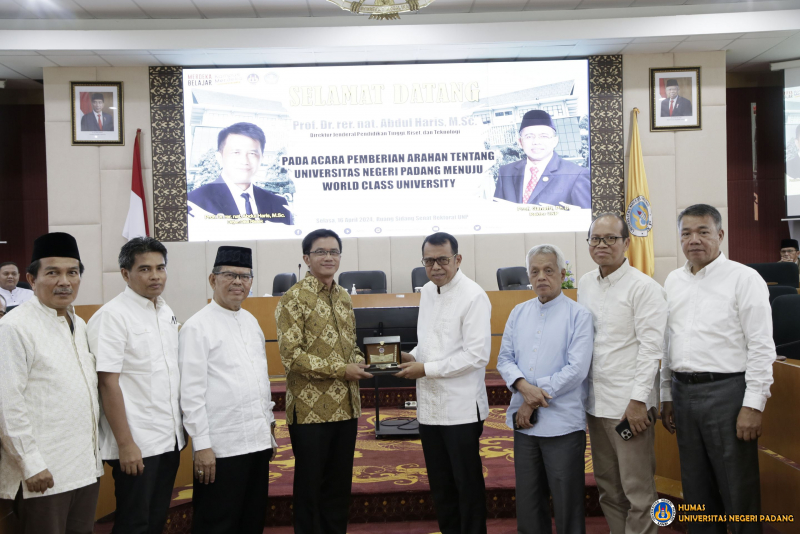 Pasang Target Masuk 800 WCU di 2025, UNP Undang Dirjen Dikti Ristek untuk Beri Pengarahan