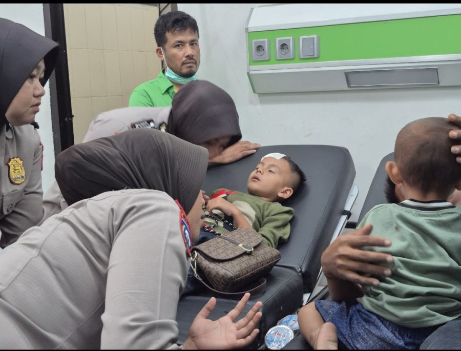 Pasca Kecelakaan Tragis, Polwan Polres Laksanakan Trauma Healing untuk Korban dan Keluarga