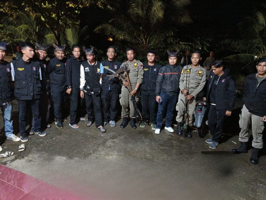 Patroli Dini Hari, Tim Gabungan Berhasil Gagalkan Tawuran, 7 Sajam Diamankan