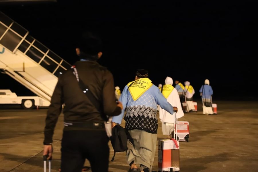PDG 04 Bertolak ke Madinah, 1.561 Jemaah Embarkasi Padang Telah Tiba di Tanah Suci