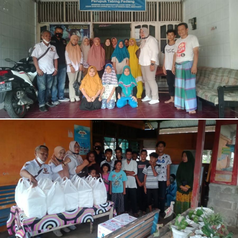 Peduli Anak Yatim Piatu, Pokdarkamtibmas Sumbar Lanjutkan Berbagi Takjil ke Panti Asuhan