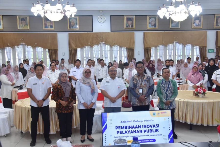 Pembinaan JIPP di Sumbar, Sekda Hansatri Sebut Inovasi Penting Demi Optimalkan Pelayanan Publik