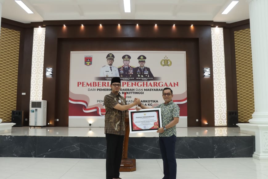 Pemda dan Masyarakat Apresiasi Pengungkapan Sabu 41,4 Kg oleh Polres Bukittinggi
