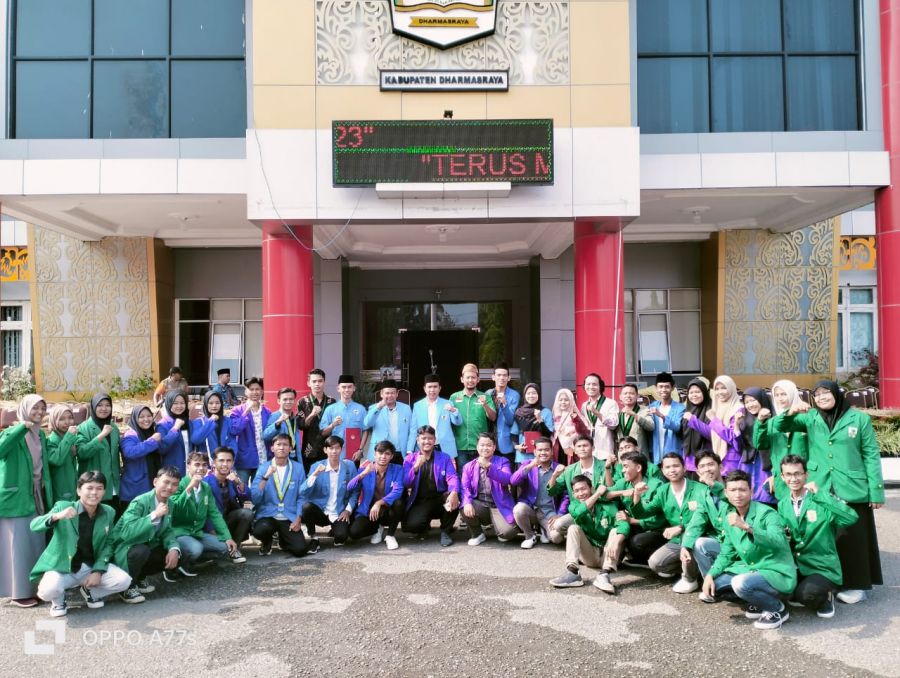 Pemda Dharmasraya Kolaborasi Bersama KNPI Dharmasraya Upacara Bendera Sumpah Pemuda yang ke 95